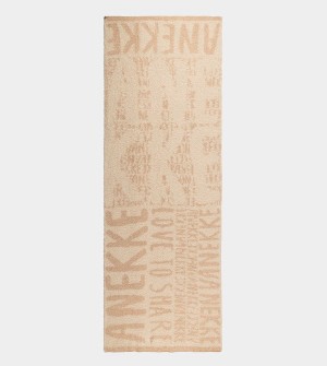 Esarfa Anekke Beige Logomania. | YLQHVX-726