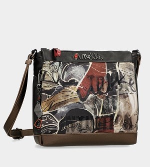 Geanta Crossbody Anekke Imaginary 3-compartment | VMUSNH-819