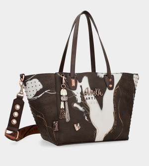 Geanta Crossbody Anekke Large Brown Shopper Nature Shodō | LSHVIK-371