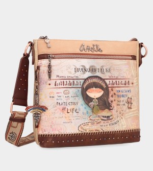 Geanta Crossbody Anekke Menire With Front Pocket | EYJVLP-347