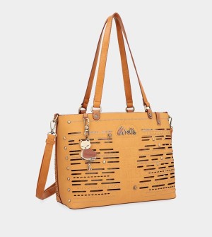 Geanta Crossbody Anekke Nature Pachamama Ochre Large | EISOUN-027