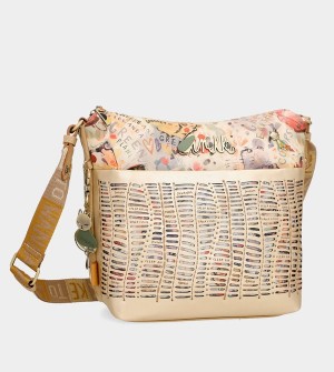 Geanta Crossbody Anekke Nature Pachamama Golden | UWDLSX-654