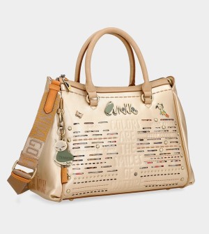 Geanta Crossbody Anekke Nature Pachamama Golden Doctor | JQRGSA-185