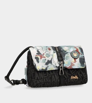 Geanta Crossbody Anekke Nature Woods Camouflage | NTQGOD-358
