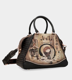 Geanta Crossbody Anekke Shōen Large Black | ESGFXD-504