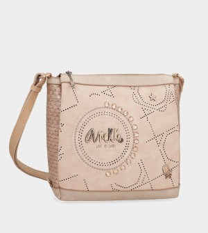 Geanta Crossbody Anekke Studio Nude Square | MHQFYZ-968
