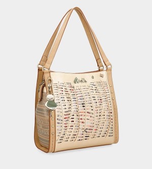 Geanta Tote Anekke Nature Pachamama Golden | AVELYF-782