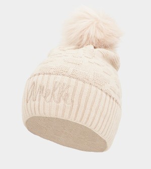 Palarie Anekke Beige Shodō Knit | XSLURY-426