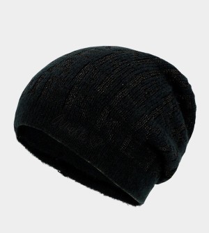 Palarie Anekke Black Contemporary Knit | LDSBXU-486