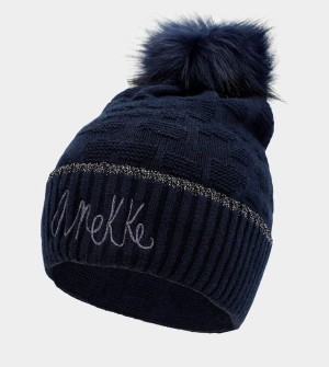 Palarie Anekke Navy Blue Shodō Knit | WNHZBS-721