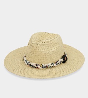 Palarie Anekke Raffia, Brown | JXWGHY-086