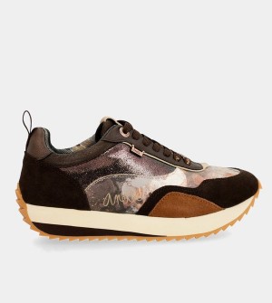 Pantofi Anekke Brown Palette Patterned Sports | FVHQKD-062