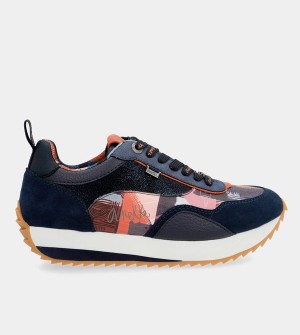 Pantofi Anekke Navy Blue Palette Patterned Sports | GOSHFA-054