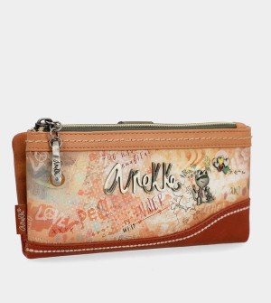 Portofel Anekke Flowers Flexible Large Rfid | YXCKWS-293