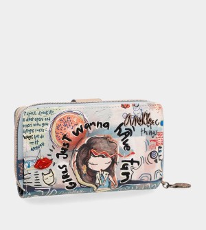 Portofel Anekke Fun & Music Large Printed | KRJCQW-671