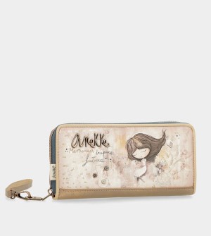 Portofel Anekke Large Printed Rfid Memories | WRKSOD-567