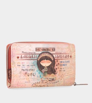 Portofel Anekke Menire Medium Rfid Embossed | PCYNSM-234