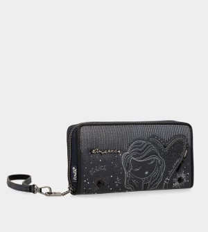 Portofel Anekke Studio Navy Blue Large Rfid | SRIVEW-472