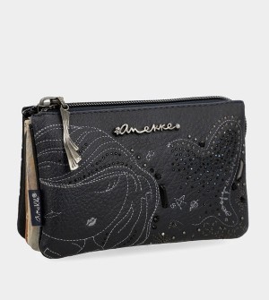 Portofel Anekke Studio Navy Blue Triple Coin | SHWZKN-706