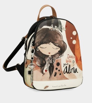 Rucsacuri Anekke Backpack With 3 Compartments Alma | PIQCEK-073