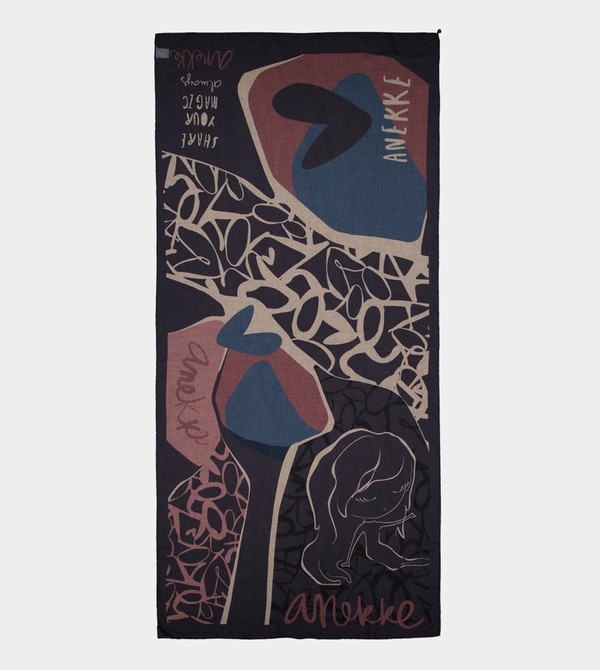 Esarfa Anekke Heartbeat Black | JENWLR-238