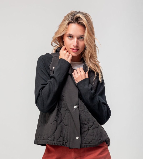 Geaca Anekke Black Quilted | JLOIQM-851
