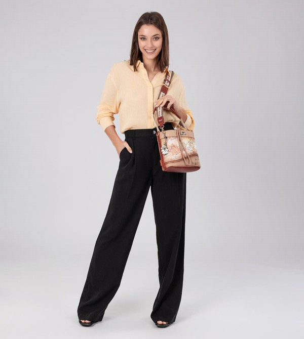 Geanta Crossbody Anekke Flowers With Rope Closure | AJTRFE-175