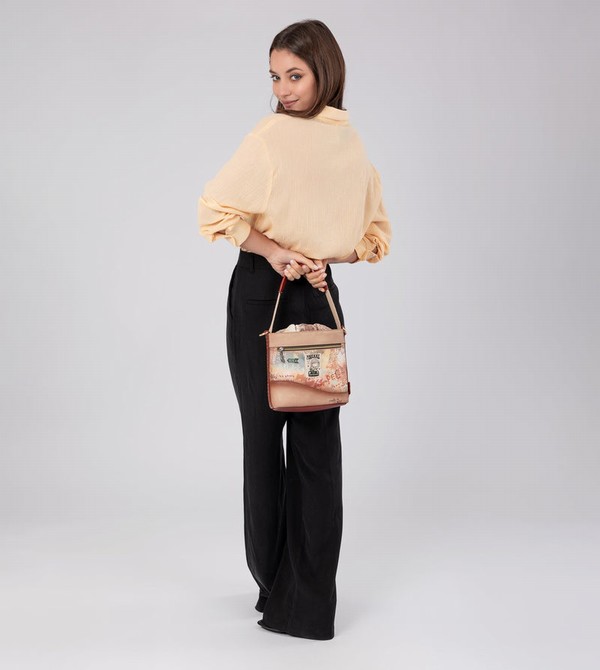 Geanta Crossbody Anekke Flowers With Rope Closure | AJTRFE-175