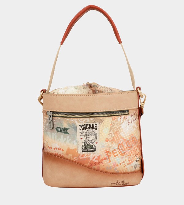 Geanta Crossbody Anekke Flowers With Rope Closure | AJTRFE-175