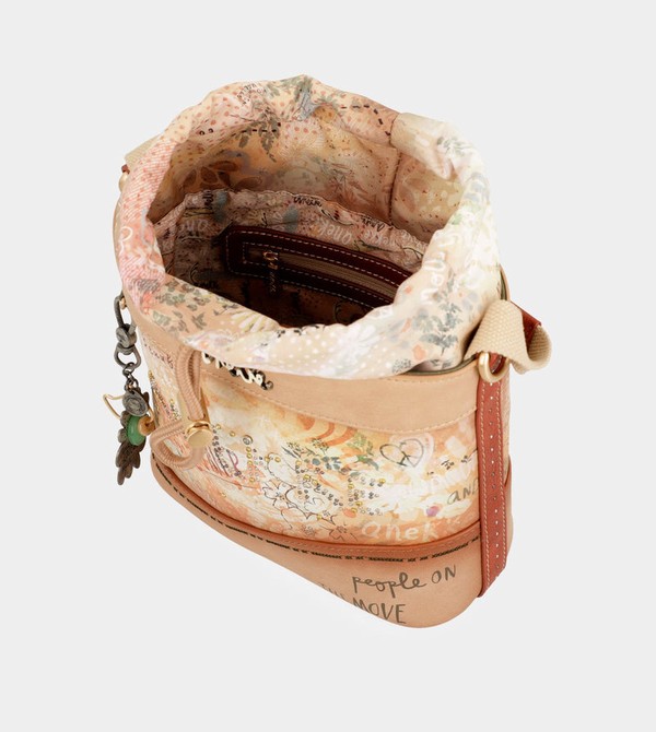 Geanta Crossbody Anekke Flowers With Rope Closure | AJTRFE-175