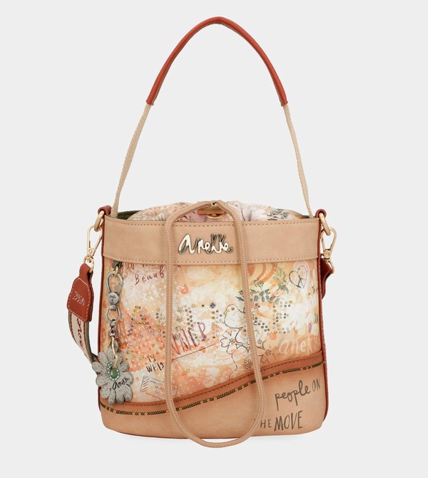 Geanta Crossbody Anekke Flowers With Rope Closure | AJTRFE-175