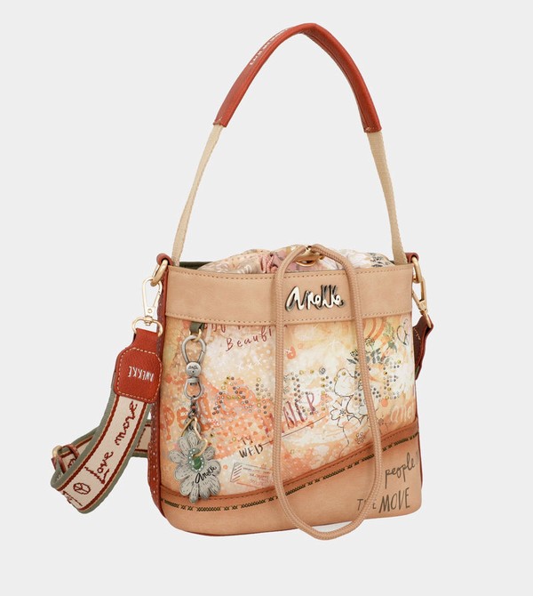 Geanta Crossbody Anekke Flowers With Rope Closure | AJTRFE-175