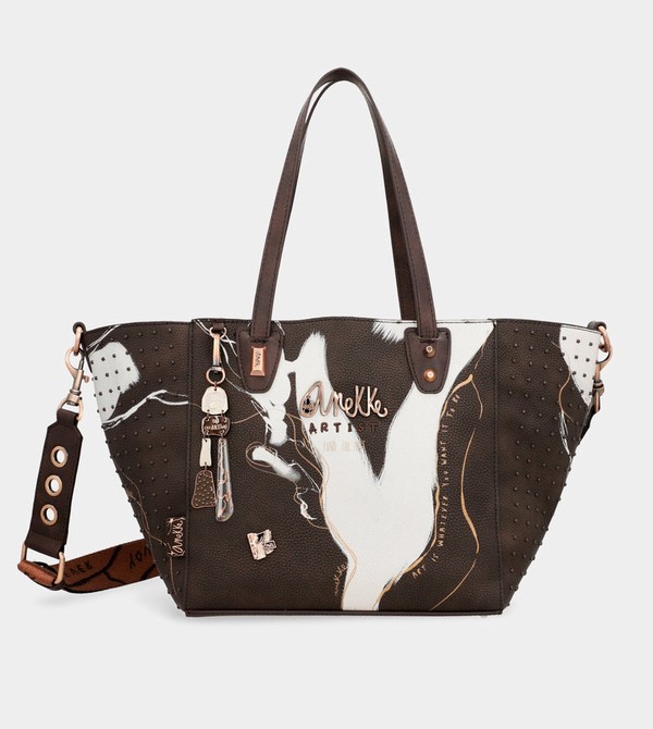 Geanta Crossbody Anekke Large Brown Shopper Nature Shodō | LSHVIK-371