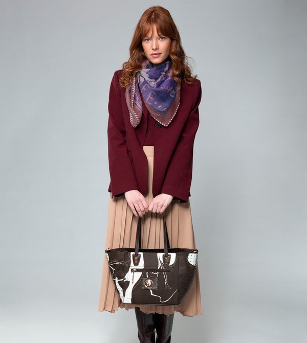 Geanta Crossbody Anekke Large Brown Shopper Nature Shodō | LSHVIK-371