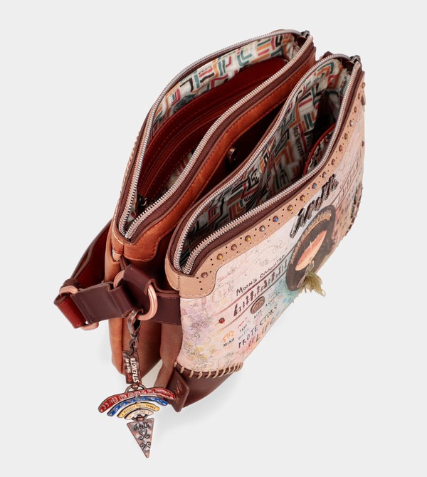 Geanta Crossbody Anekke Menire With Double Compartment | YJUVSP-958