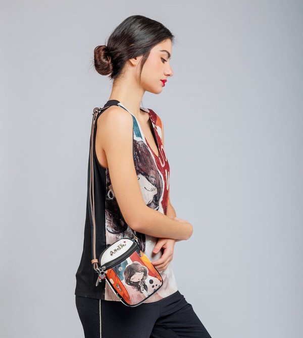 Geanta Crossbody Anekke Mini Oval Alma | HUMTAY-936