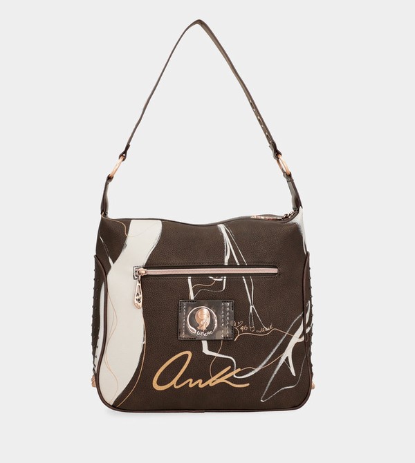 Geanta Crossbody Anekke Nature Shodō Brown | ZHPUVQ-124