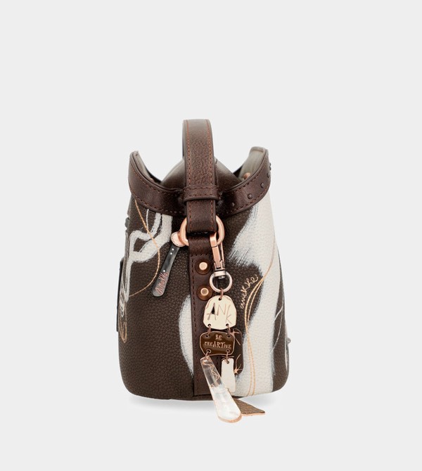 Geanta Crossbody Anekke Nature Shodō Brown 3 Compartments | HNCKLP-324