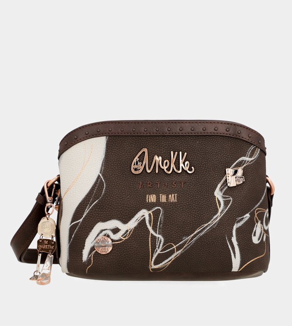 Geanta Crossbody Anekke Nature Shodō Brown 3 Compartments | HNCKLP-324