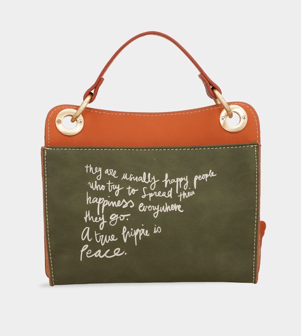 Geanta Crossbody Anekke Peace & Love Camel Mini | CGKRMO-691
