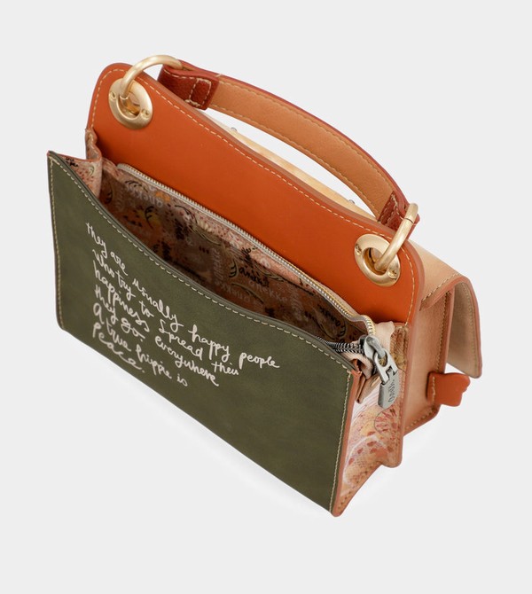 Geanta Crossbody Anekke Peace & Love Camel Mini | CGKRMO-691