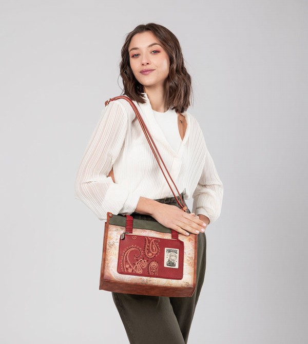 Geanta Crossbody Anekke Peace & Love Camel | OJVHPN-342