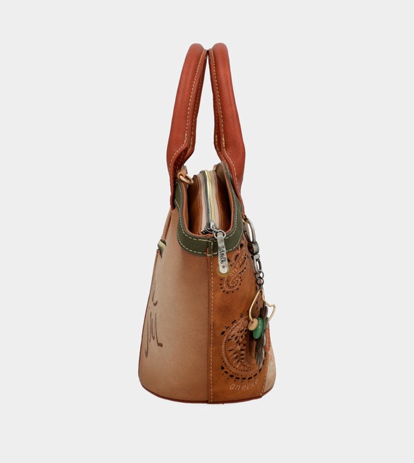 Geanta Crossbody Anekke Peace & Love Camel Basket | MBZFXS-951