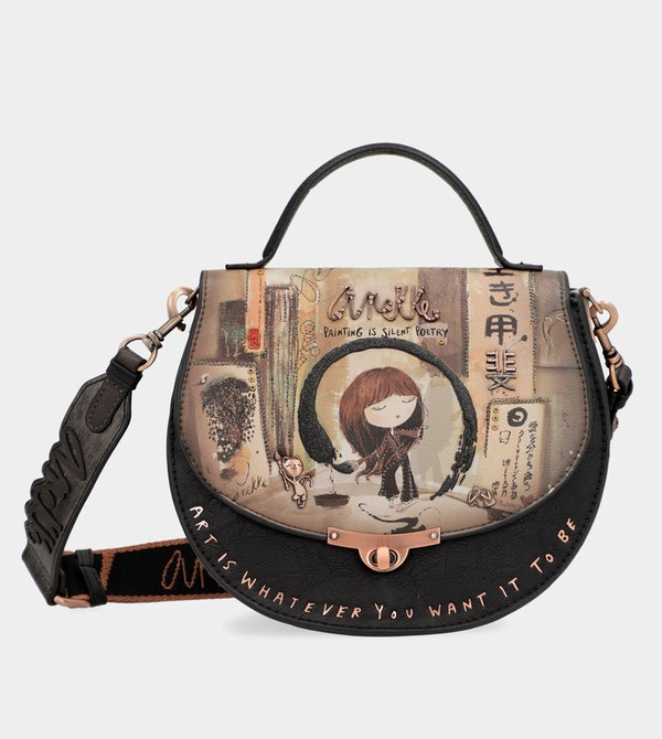 Geanta Crossbody Anekke Shōen Oval With Flap | UTXJAE-961