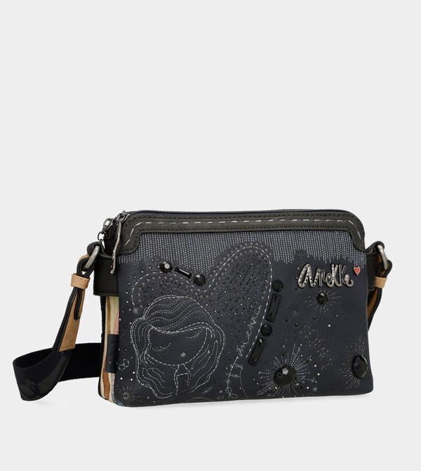 Geanta Crossbody Anekke Studio Navy Blue 2-compartment | JCVQXL-267
