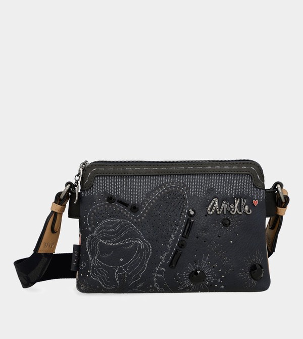 Geanta Crossbody Anekke Studio Navy Blue 2-compartment | JCVQXL-267