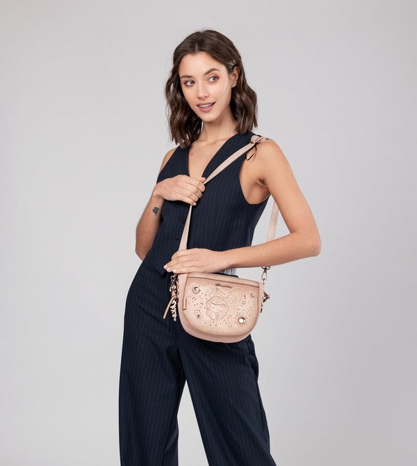 Geanta Crossbody Anekke Studio Nude Oval | OQUDKB-610