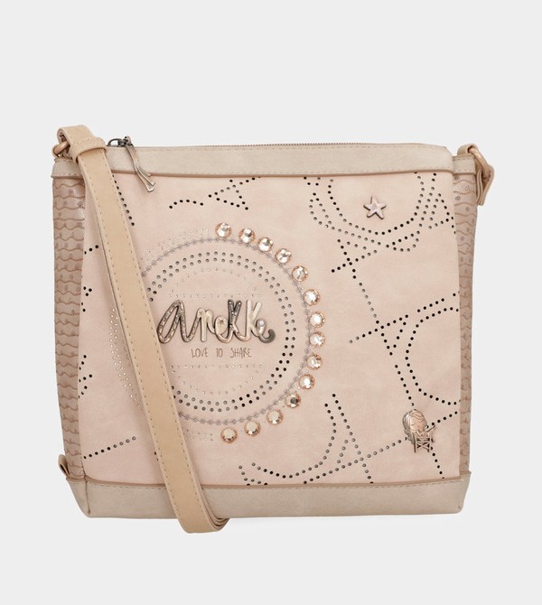 Geanta Crossbody Anekke Studio Nude Square | MHQFYZ-968