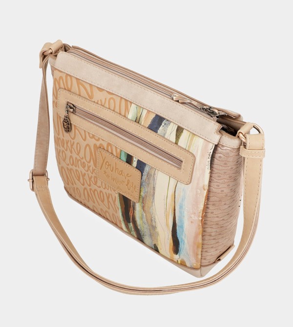 Geanta Crossbody Anekke Studio Nude Square | MHQFYZ-968
