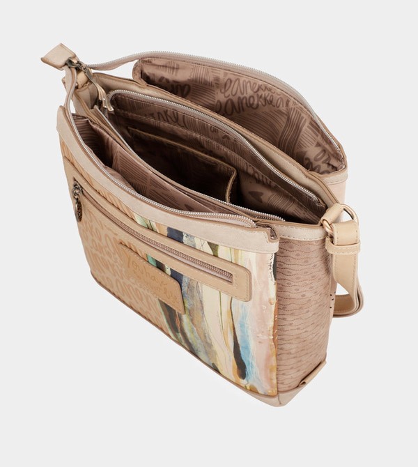 Geanta Crossbody Anekke Studio Nude Square | MHQFYZ-968